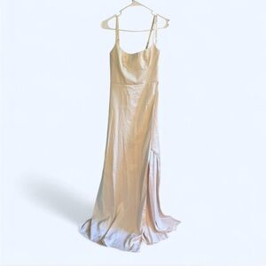 Kendall & Kylie White Alabaster Maxi Dress